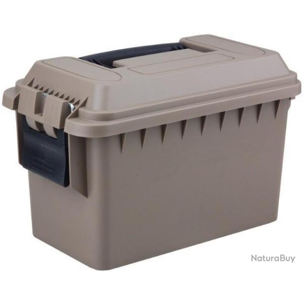 CAISSE MUNITIONS POLYMERE TAN CAL.50 30X16X17.5 CM