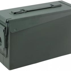 CAISSE A MUNITIONS METAL CAL.30 27X13X18 CM OLIVE