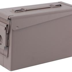 CAISSE A MUNITIONS METAL CAL.30 27X13X18 CM NOIRE