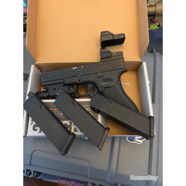 Glock 17 gen4 vfc gaz avec 3 chargeur
