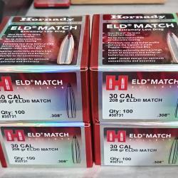 Projectiles Hornady ELD-M 208