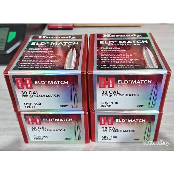 Projectiles Hornady ELD-M 208