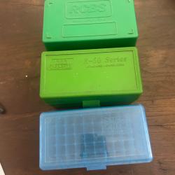 Bo&icirc;tes plastiques munitions 243,7.08