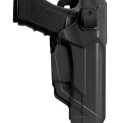 Holster droitier Duty Fast Action DFA804 noir pour GLOCK 17/18