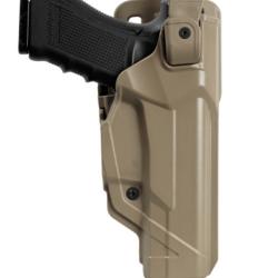 Holster droitier Duty Fast Action DFA804 Tan pour GLOCK 17/18