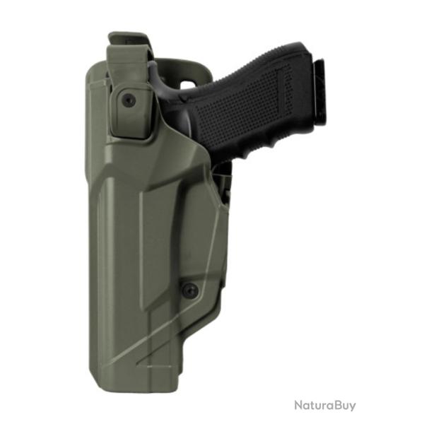 Holster Gaucher  Duty Fast Action DFA804 Vert pour GLOCK 17/18