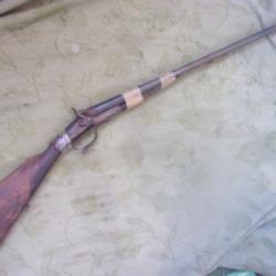 fusil &agrave; percussion centrale ouverture sous la culasse