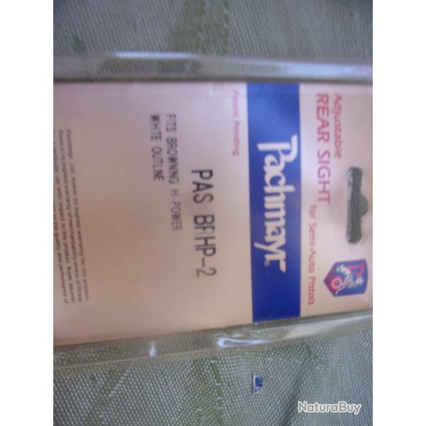 hausse r�glable en hauteur  et d�rive pour Browning HP ( GP 35 )