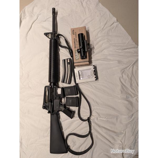 AR15 5.56/223rem pack complet 2 cat�gories TAR vis�e ouverte et lunette