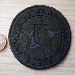 &eacute;cusson militaire groupement commando montagne insigne