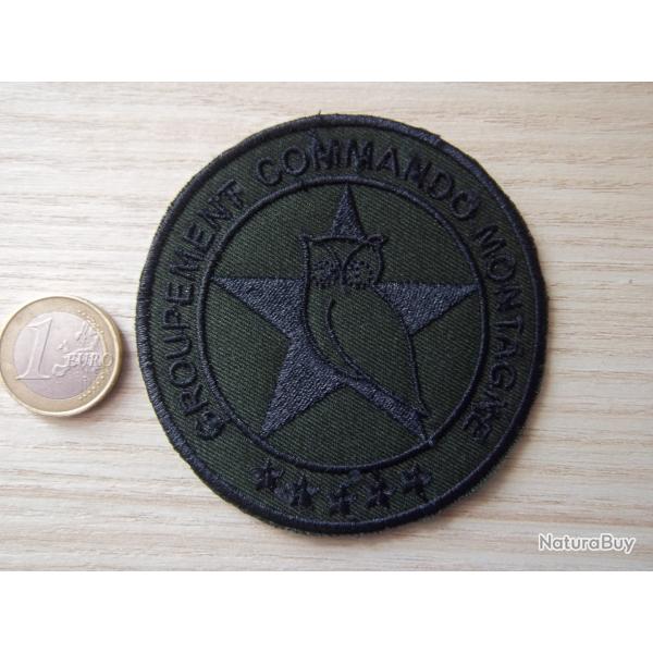 �cusson militaire groupement commando montagne insigne