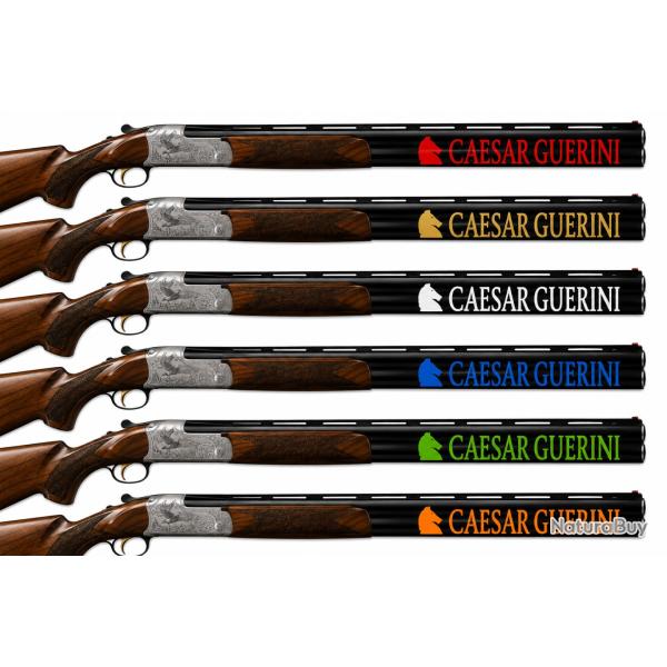 2 Stickers autocollants PREMIUM Canon CAESAR GUERINI AVEC LOGO Exp�dition sous 24H GARANTIE.