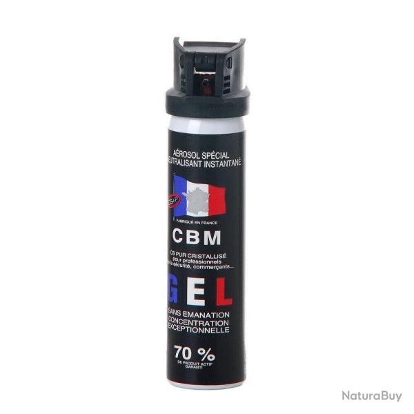 CBM Bombe Gel Defense Cs Capot Clapet 75ML