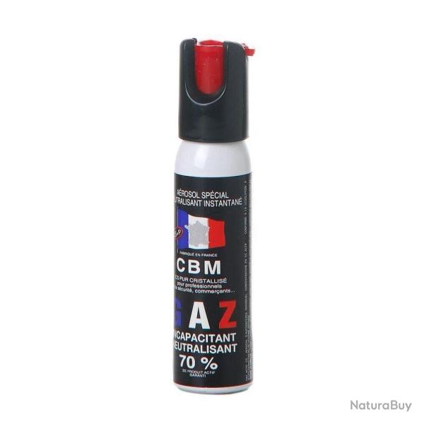 CBM Bombe Gaz Defense Cs Capot 1/4 de Tour 25ML