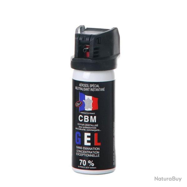 CBM Bombe Gel Defense Cs Capot Clapet 50ML