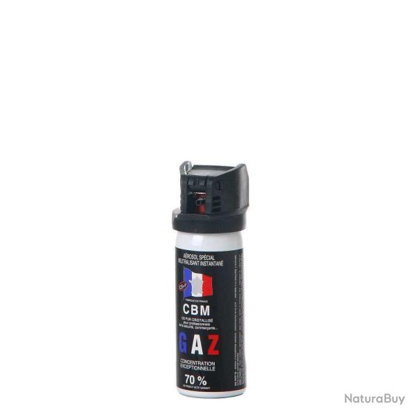 CBM Bombe Gaz Defense Cs Capot Clapet 50ML