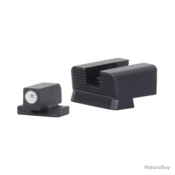 Kit Hausse + Guidon Tactique Point Blanc sur L'avant pour TP9 Sf/elite/sfx/mete
