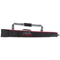 Fourreau LUXE matelass&eacute; noir/rouge 135 cm - Caesar Guerini