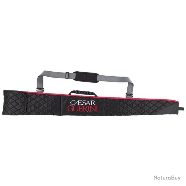 Fourreau LUXE matelass� noir/rouge 135 cm - Caesar Guerini