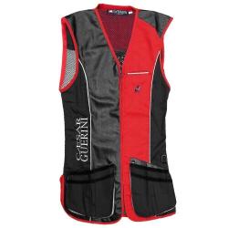 Gilet de tir rouge Caesar Gu&eacute;rini Taille S &agrave; 6 XL Taille M Droitier