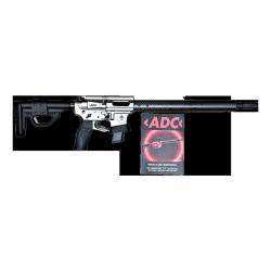 Carabine ADC AR9 Super Competition CAL9X19 Argent 1675 Levier Gauche