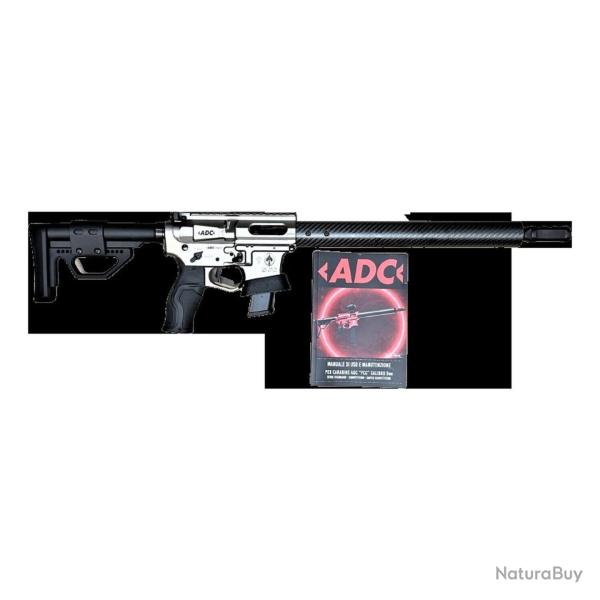 Carabine ADC AR9 Super Competition CAL9X19 Argent 1675 Levier Gauche