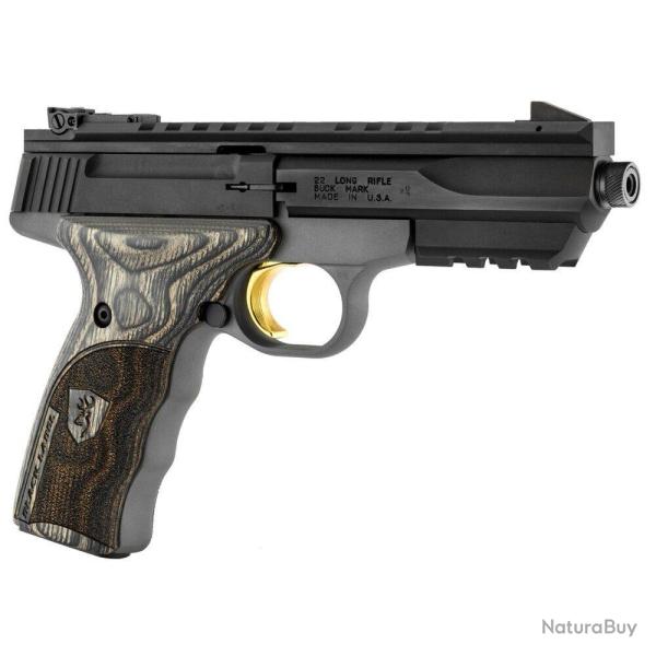 Pistolet de tir Browning Buck Mark Black Label .22 LR filet� Canon filet�