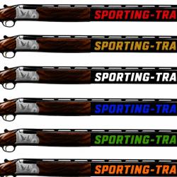 2 Stickers autocollants PREMIUM Canon SPORTING TRAP Exp&eacute;dition sous 24H GARANTIE.
