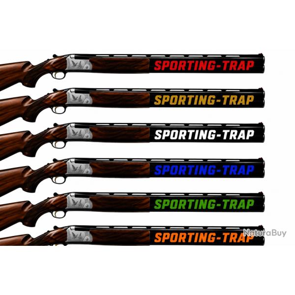 2 Stickers autocollants PREMIUM Canon SPORTING TRAP Exp�dition sous 24H GARANTIE.