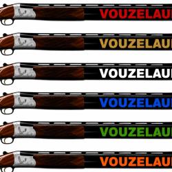 2 Stickers autocollants PREMIUM Canon VOUZELAUD Exp&eacute;dition sous 24H GARANTIE.