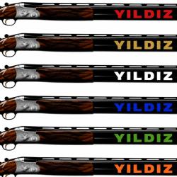 2 Stickers autocollants PREMIUM Canon YILDIZ Exp&eacute;dition sous 24H GARANTIE.