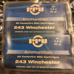 Munitions 243 winchester ppu partizan