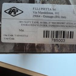 pietta 1851 navy yank cal 44