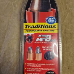 Balles demi-blind&eacute;es en sabot cal. 45 180gr HILMAR SUPER DESTOCK !!!