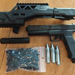 Vesta SENTINEL cal.50 + silencieux + kit crosse VESTA SPEAR