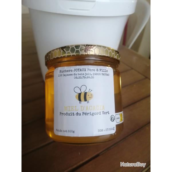 Pot de miel d'acacia de 500g