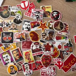 Lot 50 stikers stalin's