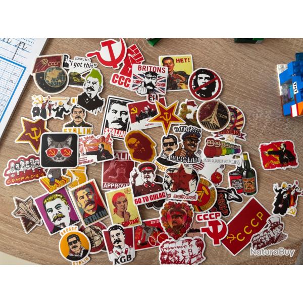 Lot 50 stikers stalin's