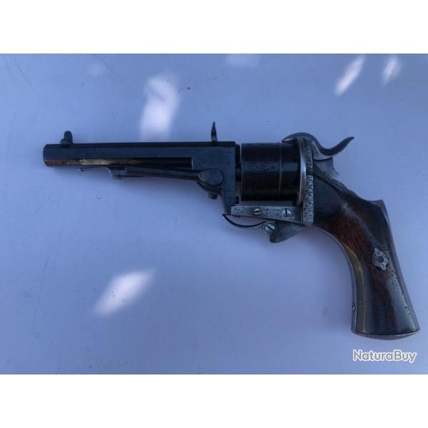 Excellent revolver Loron cal 7mm a broche