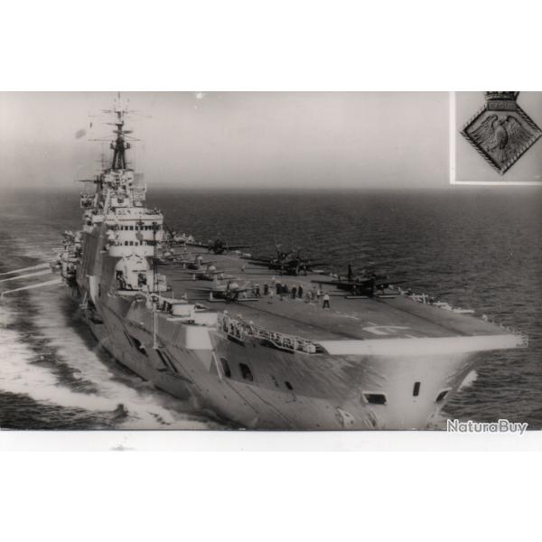 Photographie du porte-avions HMS Eagle - N�8512
