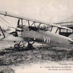 Carte Postale Avion Militaire Camp de Souge - N&deg;8515