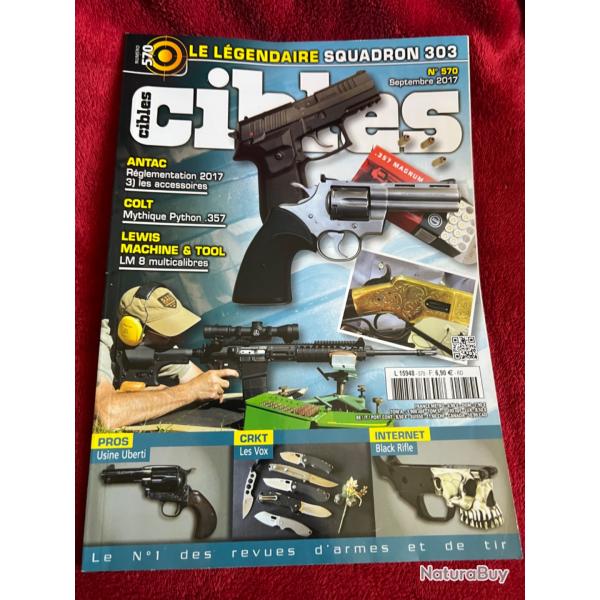 Colt Python 357, visite usine Uberti... revue TIR CIBLES no 570 septembre 2017