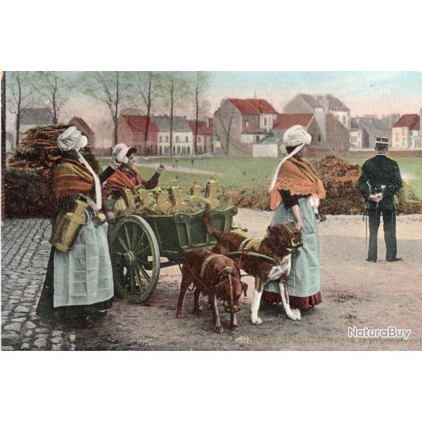 Carte Postale Ancienne - Sc�ne de Rue en Belgique - N�8519