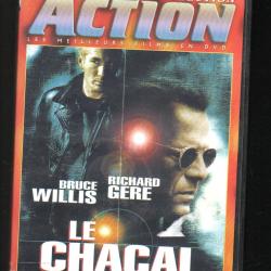 le chacal avec bruce willis et richard gere , dvd thriller tueur &agrave; gages
