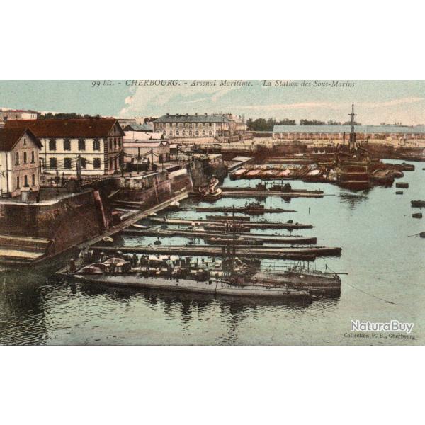 Carte Postale -  Arsenal Maritime - La Station des Sous-Marins - N�8521
