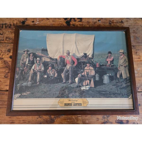 Cadre poster Bianchi "the Cowboys"
