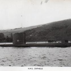 Carte postale sous-marin H.M.S. ORPHEUS  - N&deg;8523