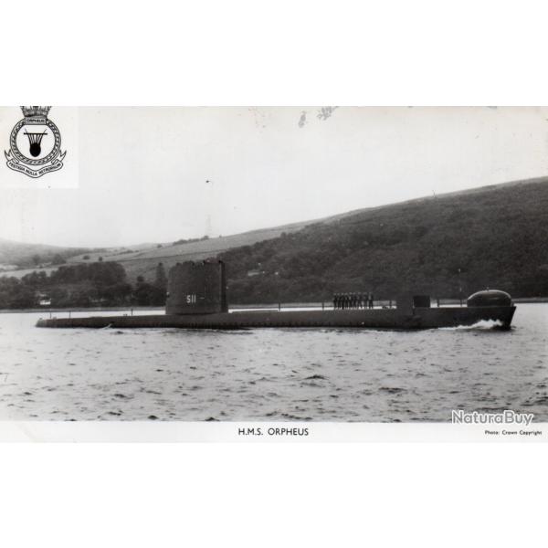 Carte postale sous-marin H.M.S. ORPHEUS  - N�8523