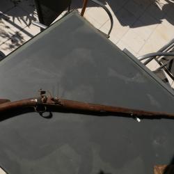 Fusil de chasse &agrave; silex &agrave; restaurer