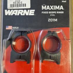 Colliers WARNE Maxima 201M 25,4mm medium HILMAR SUPER DESTOCK !!!